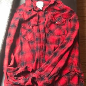 Forever 21 flannel long sleeve shirt